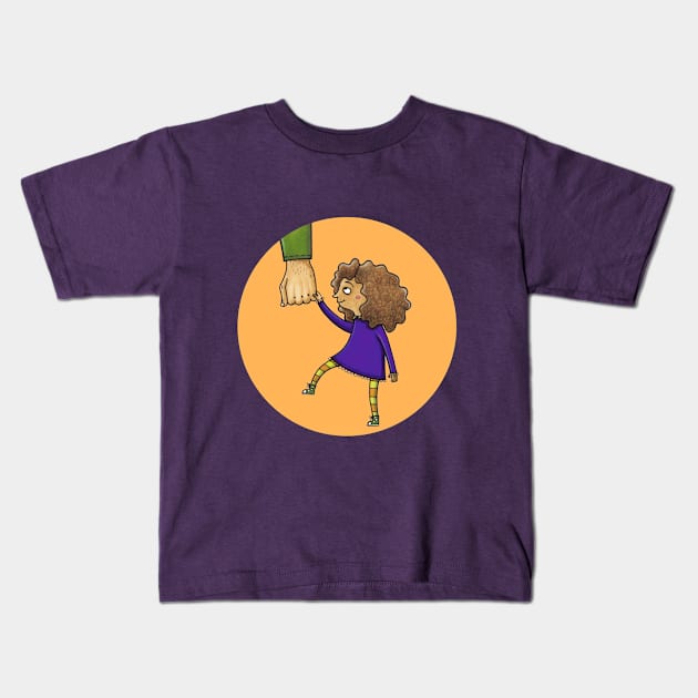 Hand in Hand Kids T-Shirt by JunieMond